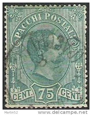 Italia 1884: PACCHI POSTALI Miche-No.1-6 Usato Gestempelt Cancelled (catalogo Michel  250.00 Euro) - Paquetes Postales