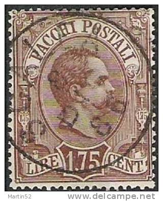 Italia 1884: PACCHI POSTALI Miche-No.1-6 usato gestempelt cancelled (catalogo Michel  250.00 Euro)