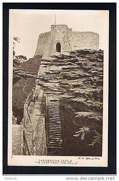 Postcard The Keep From The Wall Carisbrooke Castle Newport Isle Of Wight - Ref 471 - Andere & Zonder Classificatie
