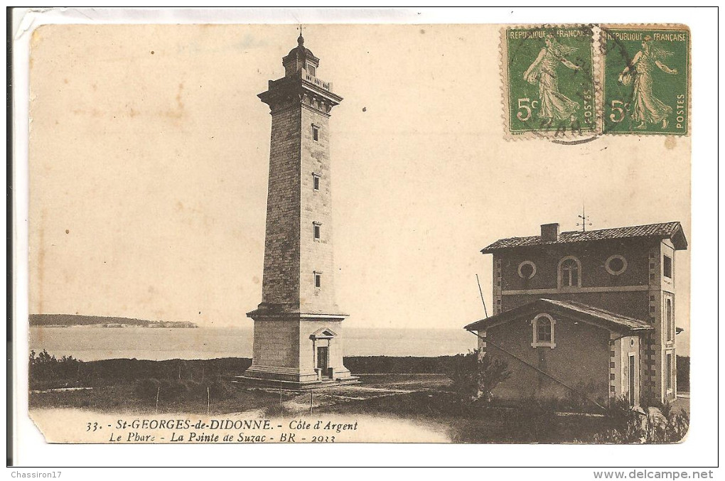 17 - SAINT-GEORGES-de-DIDONNE - lot de 6 CPA - La Jetée et le Phare, la pointe de Suzac, le Port