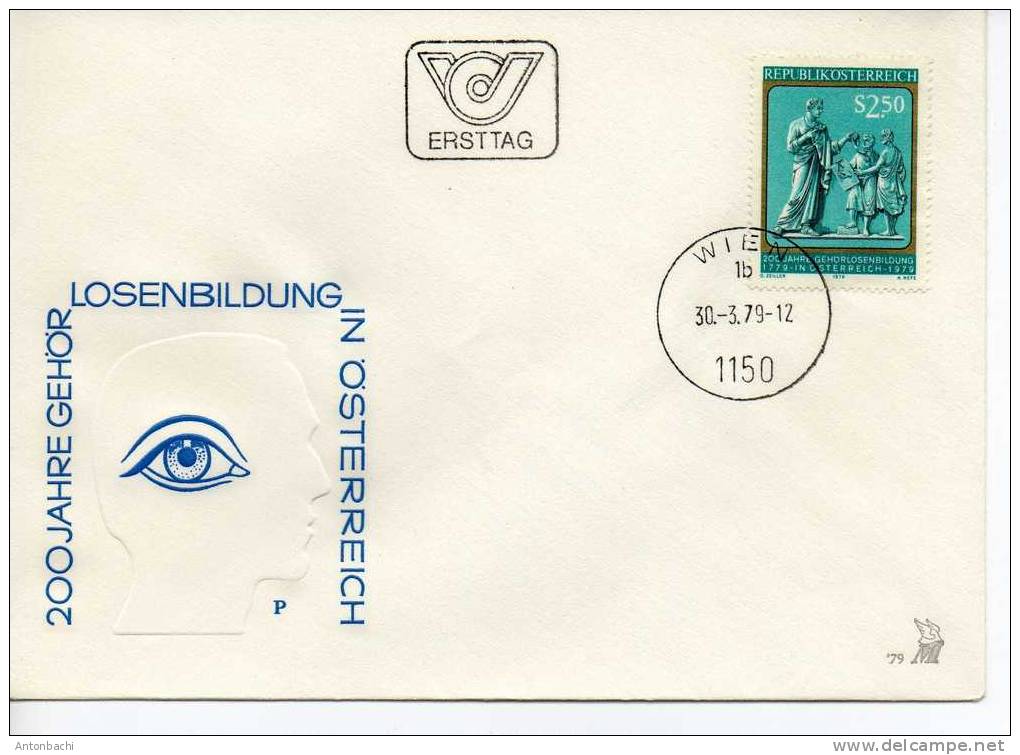 AUTRICHE / AUSTRIA - 1979 - ENVELOPPE / COVER AVEC YT 1435 / SCOTT 1119 - Lettres & Documents