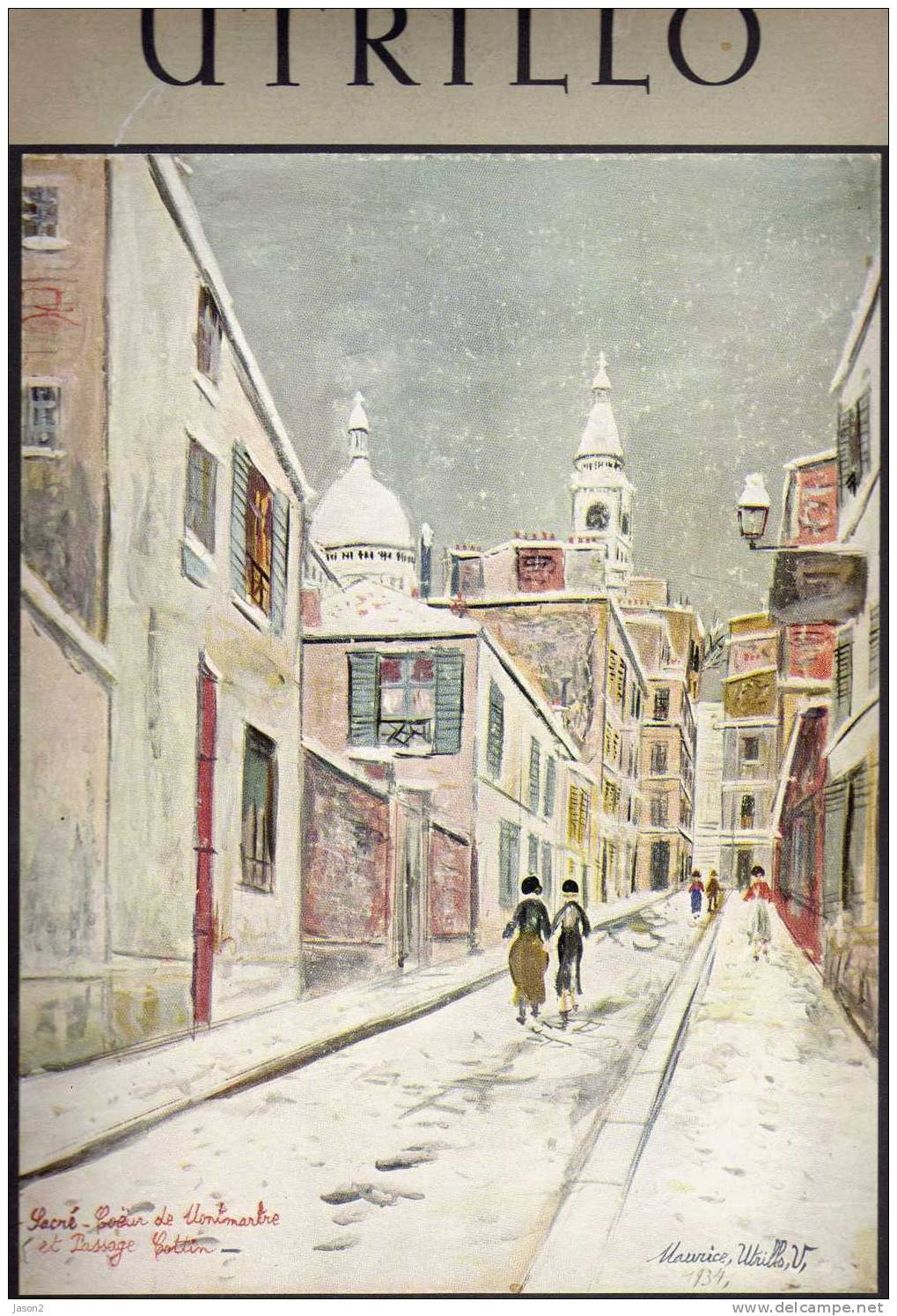 Maurice Utrillo De Alfred Werner Vieux Livre En Anglais De 1953 1ere Edition - Cultural