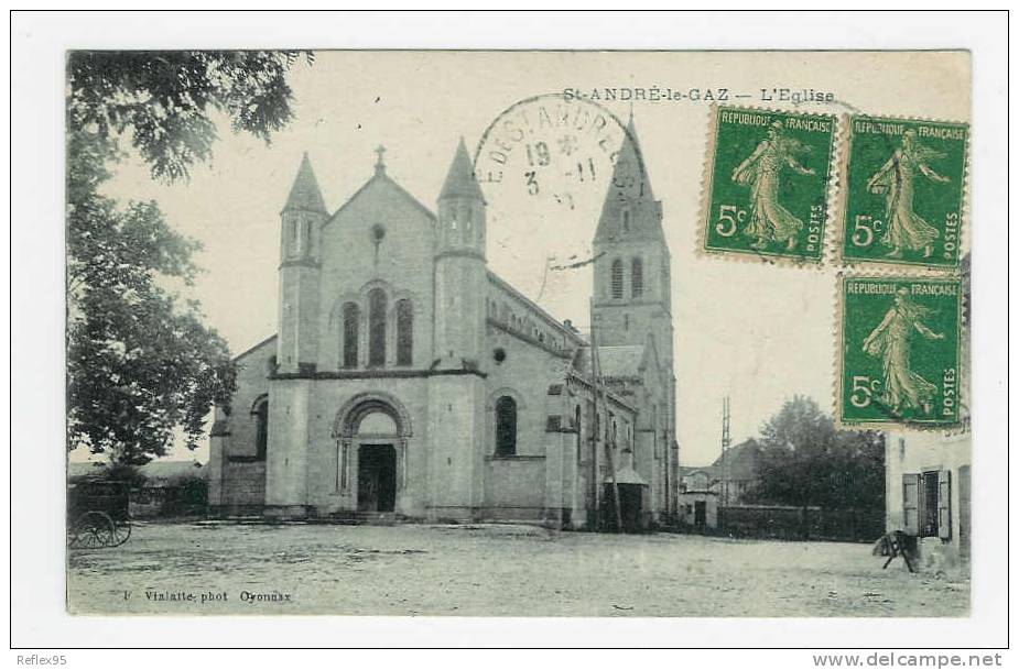 SAINT ANDRE LE GAZ - L'Eglise - Saint-André-le-Gaz