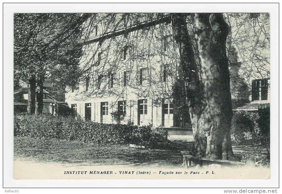 VINAY - Institut Ménager - Façade Sur Le Parc - Vinay