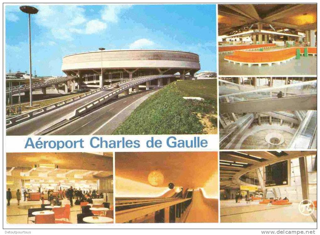 ROISSY EN FRANCE : Aéroport CHARLES DE GAULLE  Airport Flughafen C.1970 - Roissy En France