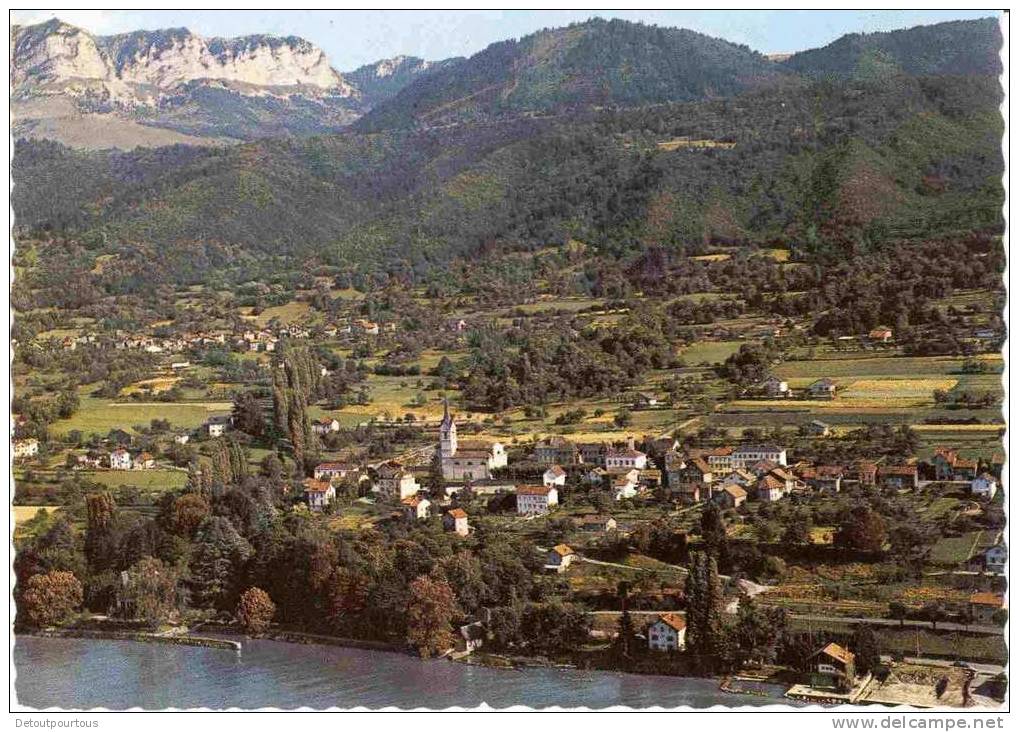 LUGRIN Haute Savoie : Vue Générale Aérienne Léman & Massif Des Memises - Lugrin