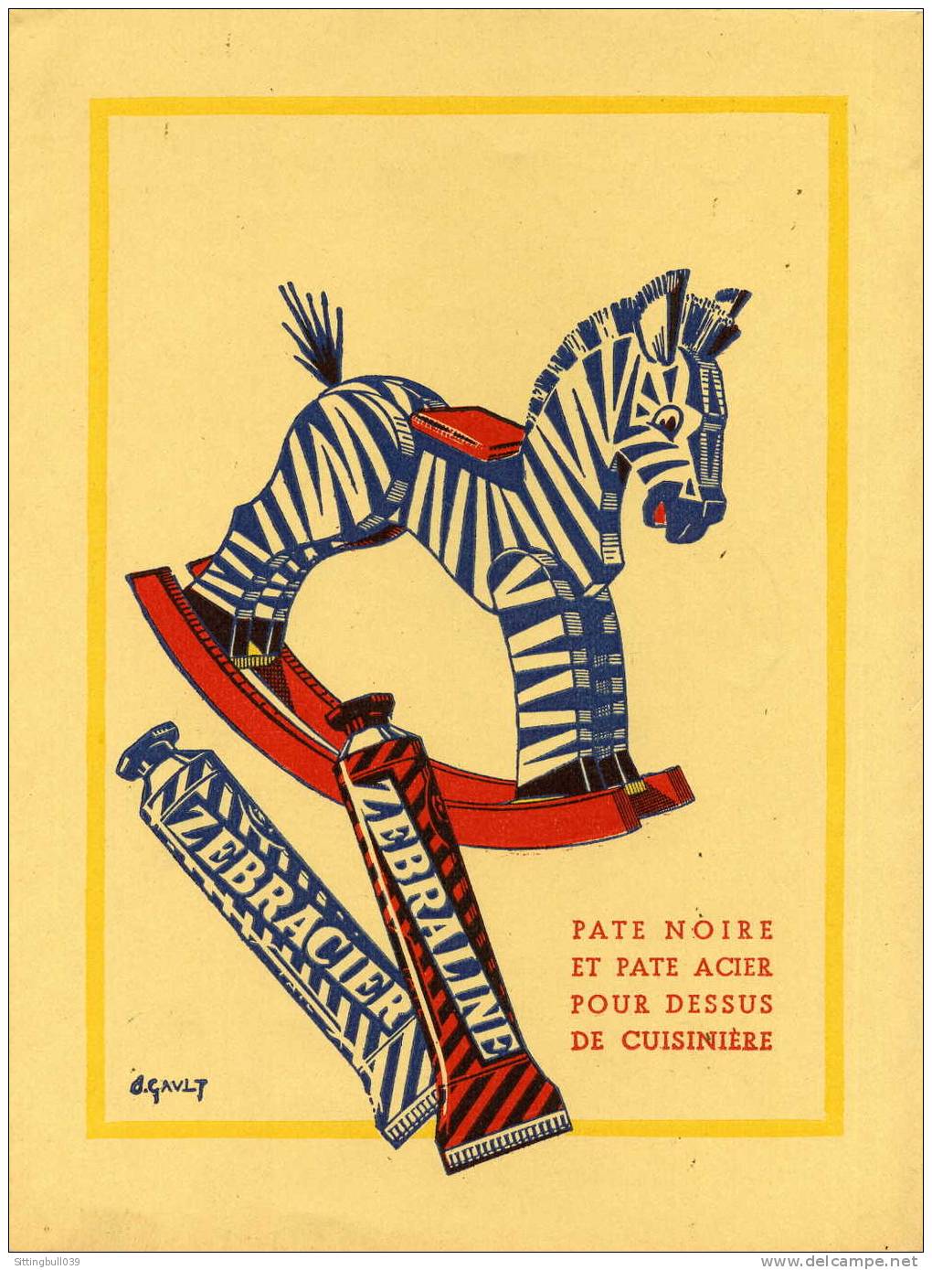 PROTÈGE-CAHIER PUBLICITAIRE ILLUSTRE POUR ZEBRALINE ET ZEBRACIER.  SD ANNEES 1950 / 55 - Book Covers