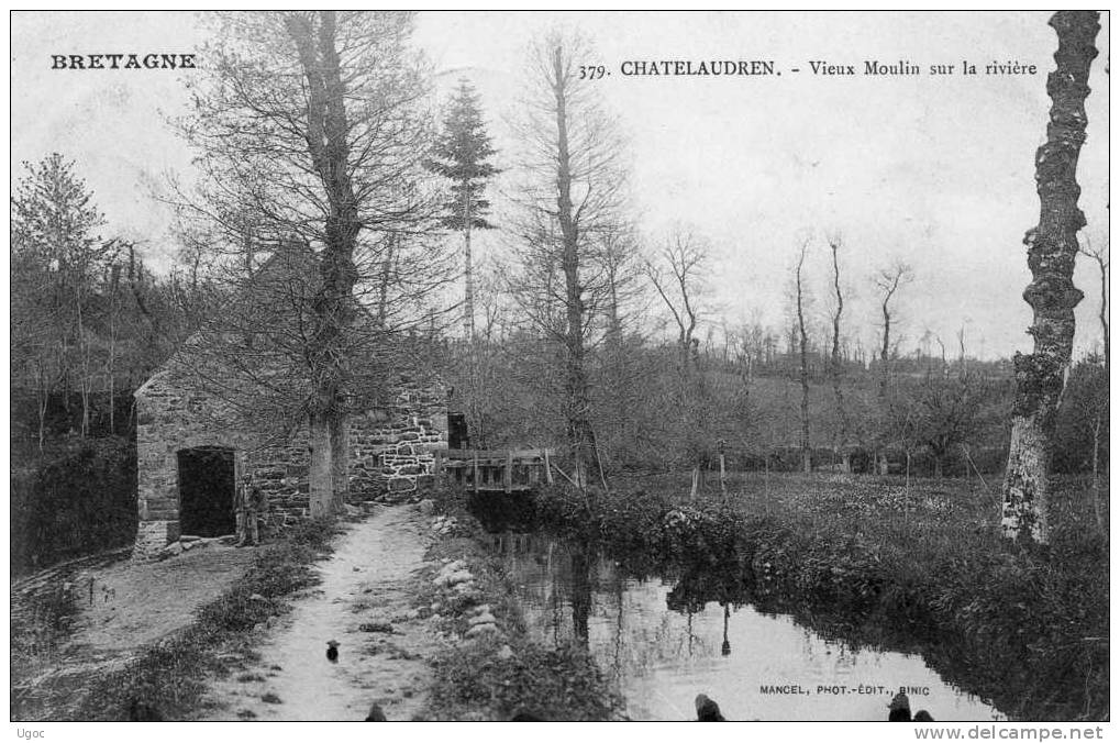 CPA  - 22 - CHATELAUDREN - Vieux Moulin Sur La Rivière - 282 - Châtelaudren