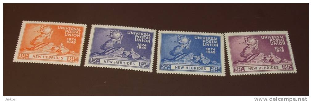 New Hebrides  Michel Nr: 133 -36   * MH Falz    #4890 - Unused Stamps