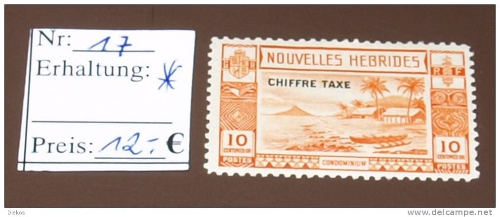 New Hebrides  Michel Nr:17 * MH Falz  Due Porto  #4892 - Other & Unclassified