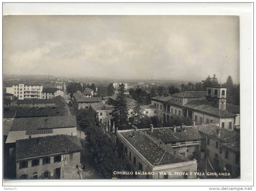 Lombardia CINISELLO BALSAMO Milano Via Via Frova Villa Ghirlanda 19439 Viaggiata - Cinisello Balsamo