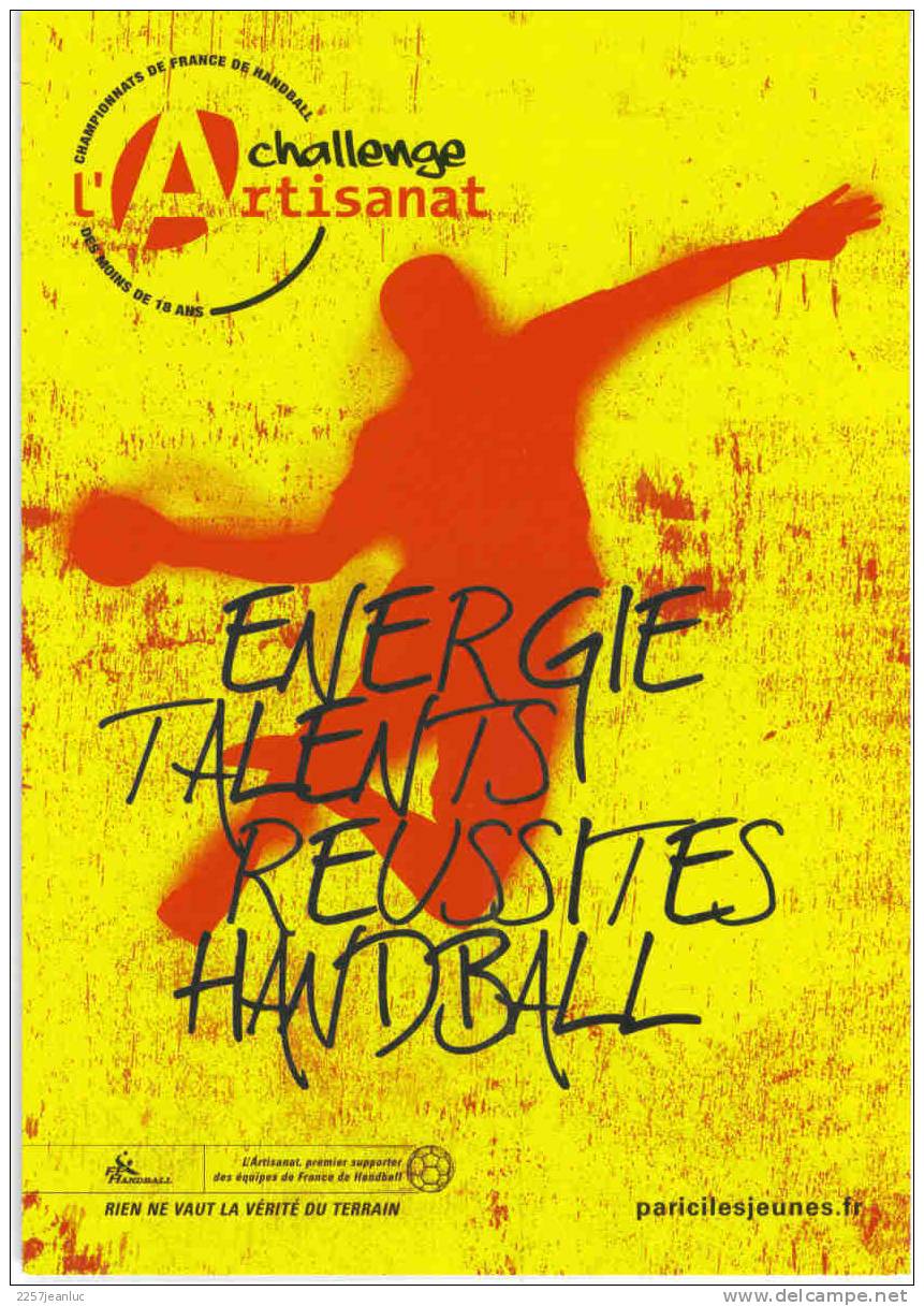 Cpm Pub Challenge Artisanat  Energie Talents Reussites Handball - Handbal