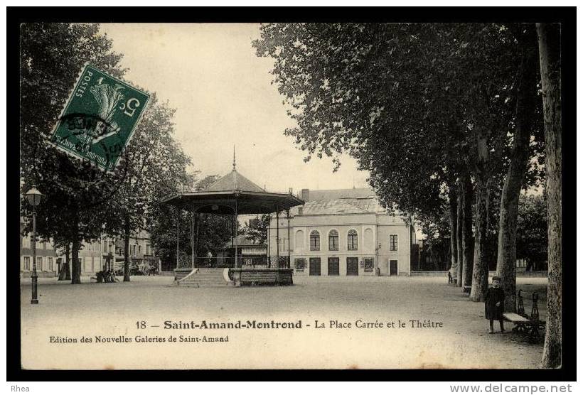 18 Saint-Amand-Montrond Kiosque Theatre D18D K18197K C18197C RH080453 - Saint-Amand-Montrond