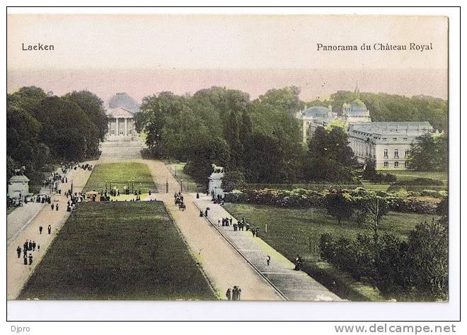 Laeken Panorama Du Chateau Royal - Laeken