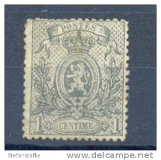 Belgie -  Belgique Ocb Nr :  23 (*) MH Sans Gomme  (zie  Scan) T 14 1/2- 14 - 1866-1867 Coat Of Arms