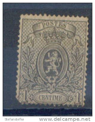 Belgie -  Belgique Ocb Nr :  23 A (*) Sans Gomme   (zie  Scan) T 15 Dent ! - 1866-1867 Blasón