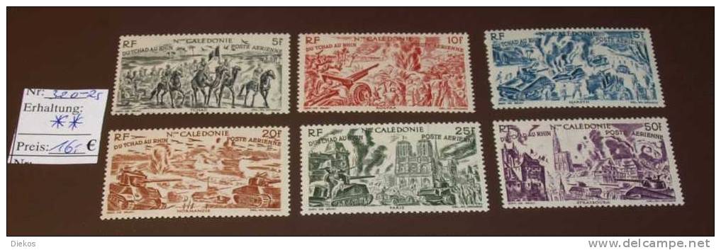 Caledonie Michel Nr: 320 -25  ** MNH Postfrisch  WW II #4894 - Neufs