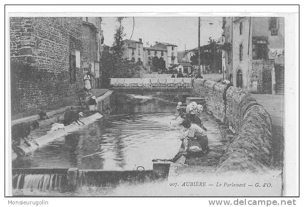 63 )) AUBIERE - LE PARLEMENT - Lavoir, Gd'O é"dit 906 - ANIMEE - Aubiere