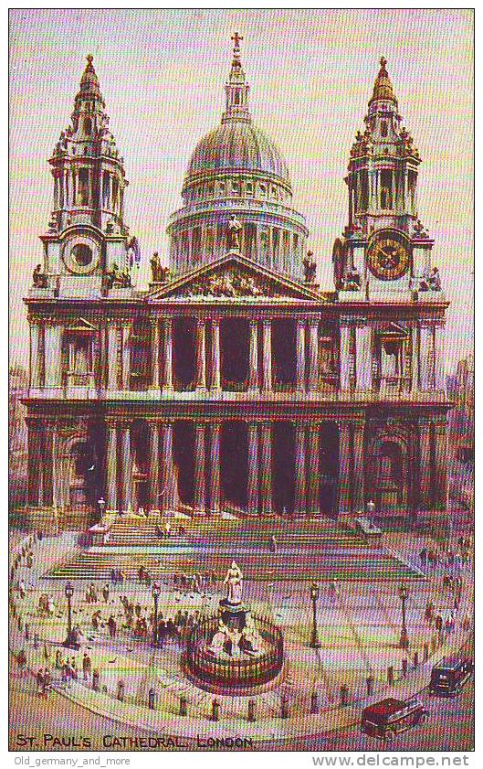 London ST.PAULS CATHEDRAL  (043) - St. Paul's Cathedral