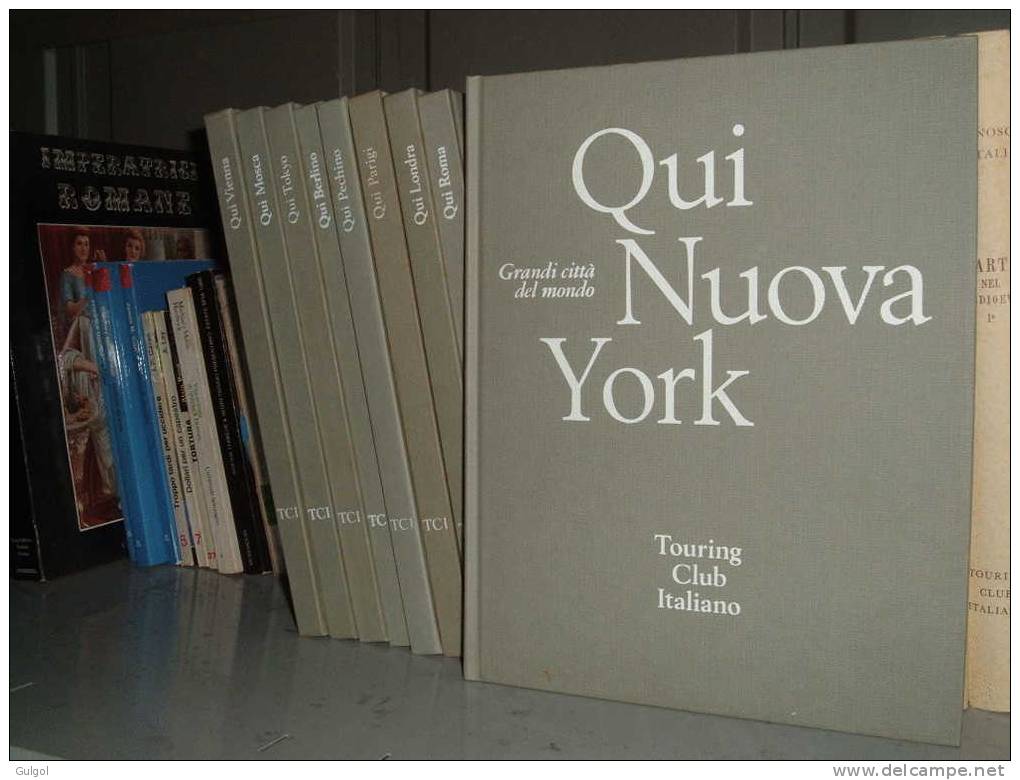 TCI Touring Club Italiano - Grandi Città Del Mondo - 9 Volumi (1968-1976) In Ottime Condizioni - History, Philosophy & Geography