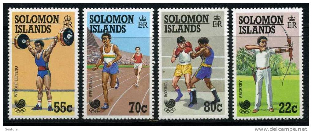 1988 SOLOMON ISLANDS  Olympic Games Cpl Set Of 4 Yvert Cat. N° 658/61  Absolutely Perfect MNH ** - Estate 1988: Seul