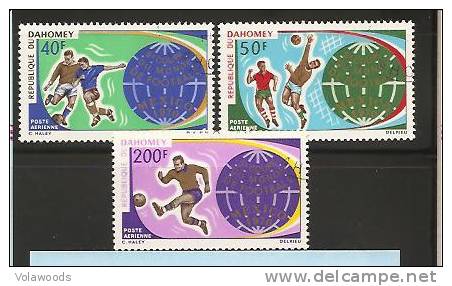 Dahomey - Serie Completa Usata Di Posta Aerea: Campionato Del Mondo Messico 70 - 1970 – Mexique