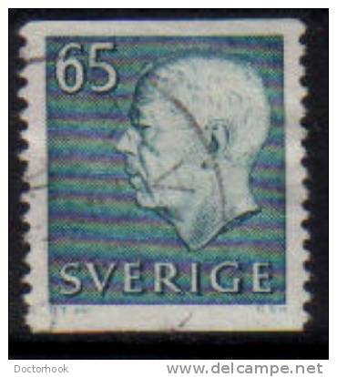 SWEDEN   Scott #  653A  F-VF USED - Oblitérés