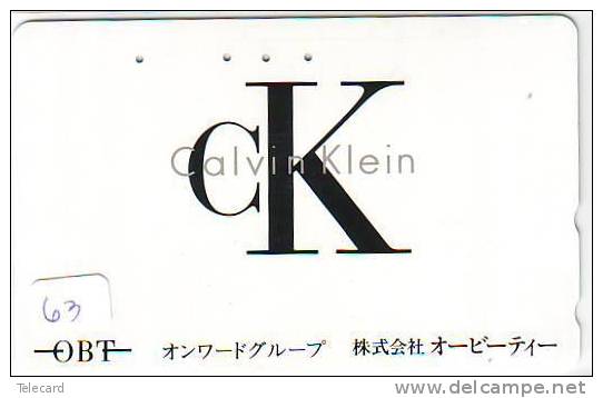 Télécarte PARFUM Perfume PARFÜM (63) CK Calvin Kein - Perfume