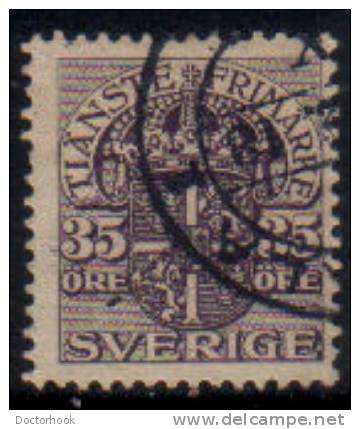 SWEDEN   Scott #  O 54  F-VF USED - Dienstzegels