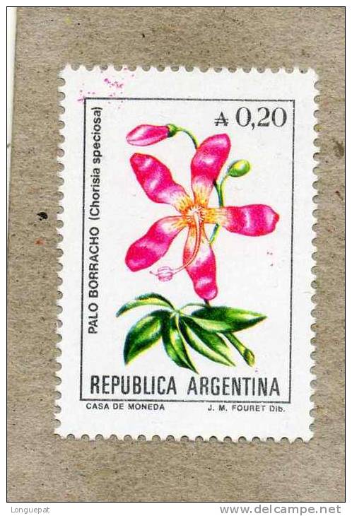 ARGENTINE : Chorisia Speciosa, Silk Floss Tree-Arbre- Fleur De L´arbre - Ungebraucht