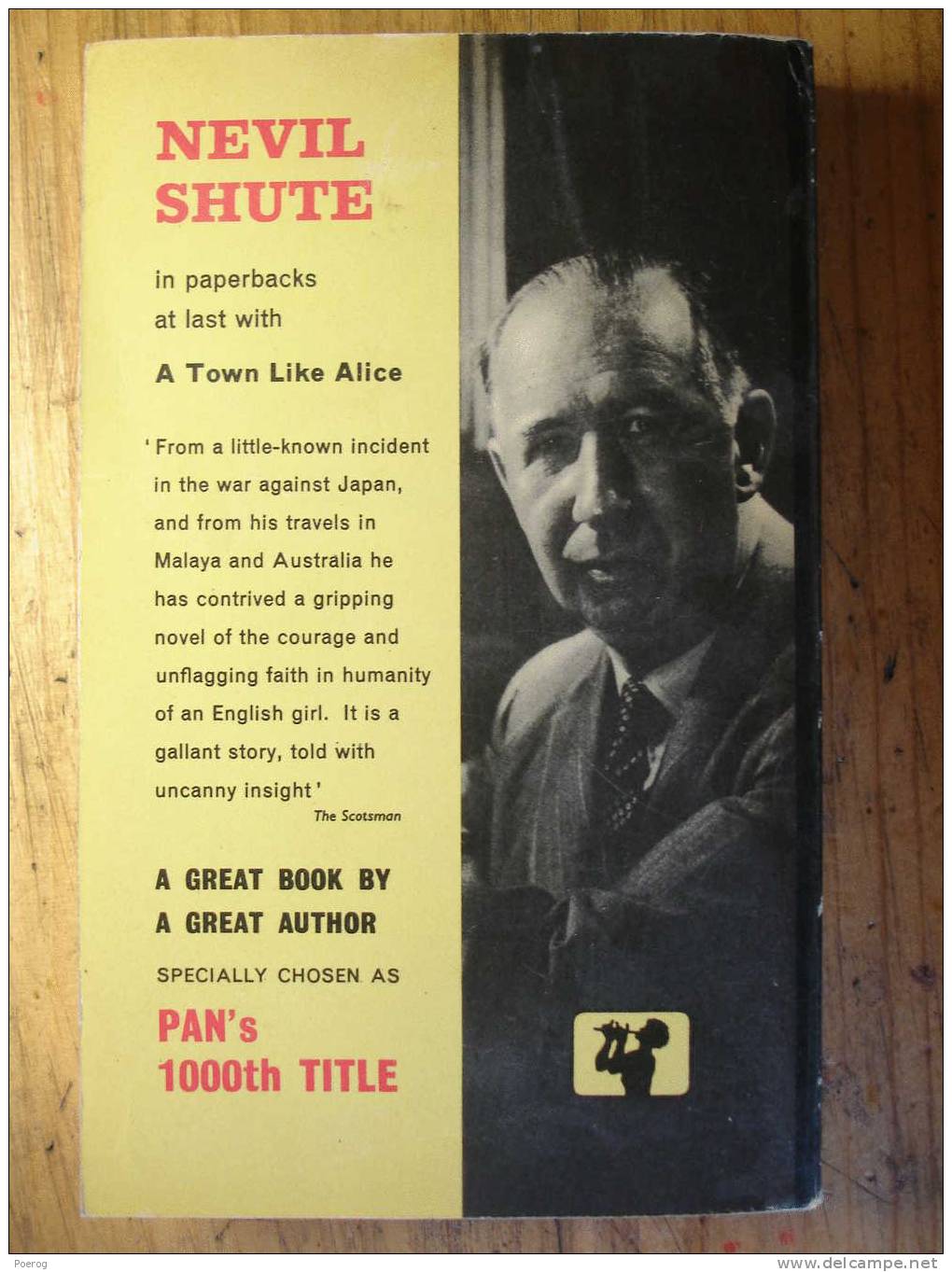 A TOWN LIKE ALICE - NEVIL SHUTE - PAN GIANT - LIVRE EN ANGLAIS Format Poche - 1961 - Fictie