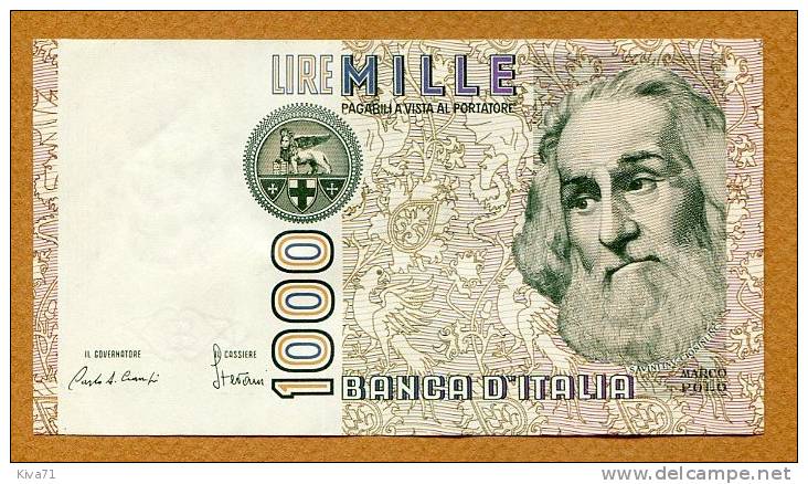 1000  Lire " ITALIE "      UNC P109a      Bc 52 - 1000 Liras