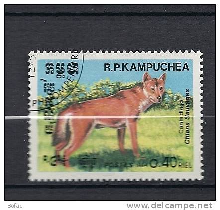 471 OBL  KAMPUCHEA  Y  &  T  Chien Sauvage - Kampuchea