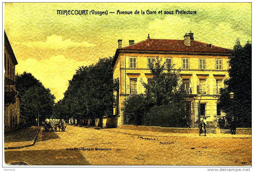 Avenue De La Gare Et Sous Préfecture - Mirecourt