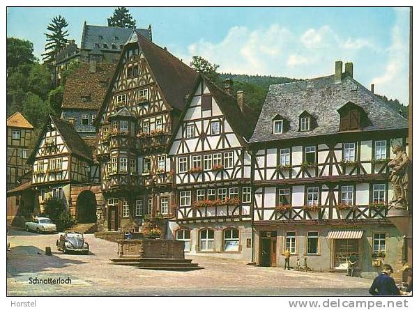 D-63897 Miltenberg Am Main - Historischer Marktplatz -  VW-Cabrio - Miltenberg A. Main