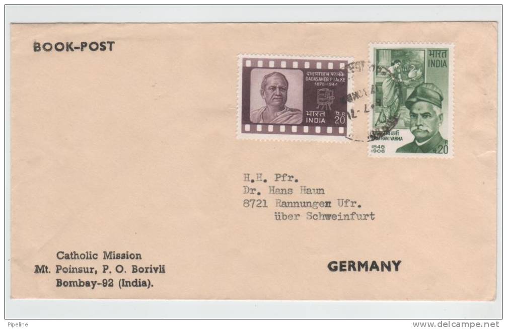 India Cover Sent To Germany 6-7-1971 - Lettres & Documents