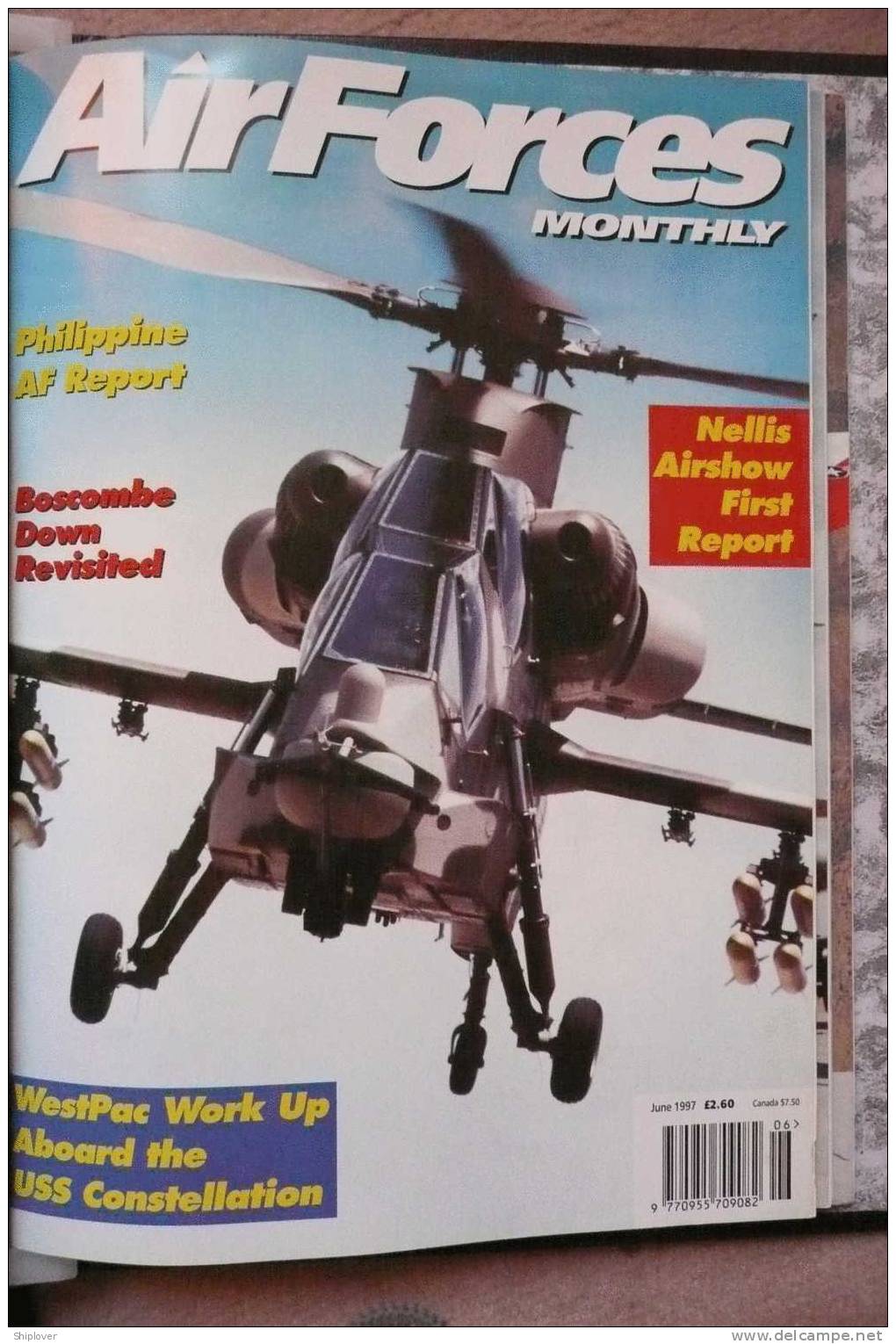 Revue/magazine Aviation/avions AIR FORCE MONTHLY (AFM) JUIN 1997 - Armada/Guerra