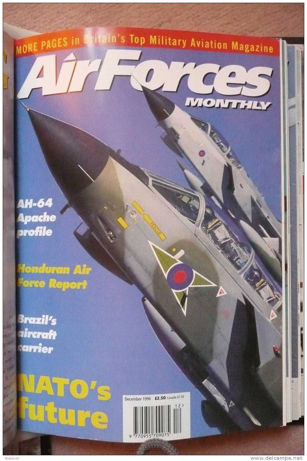 Revue/magazine Aviation/avions AIR FORCE MONTHLY (AFM) DECEMBER 1996 - Armada/Guerra