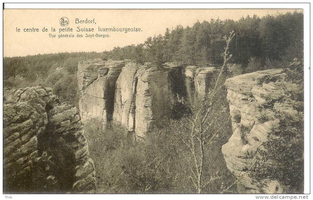 BERDORF - Vue Générale Des Sept Gorges - Berdorf
