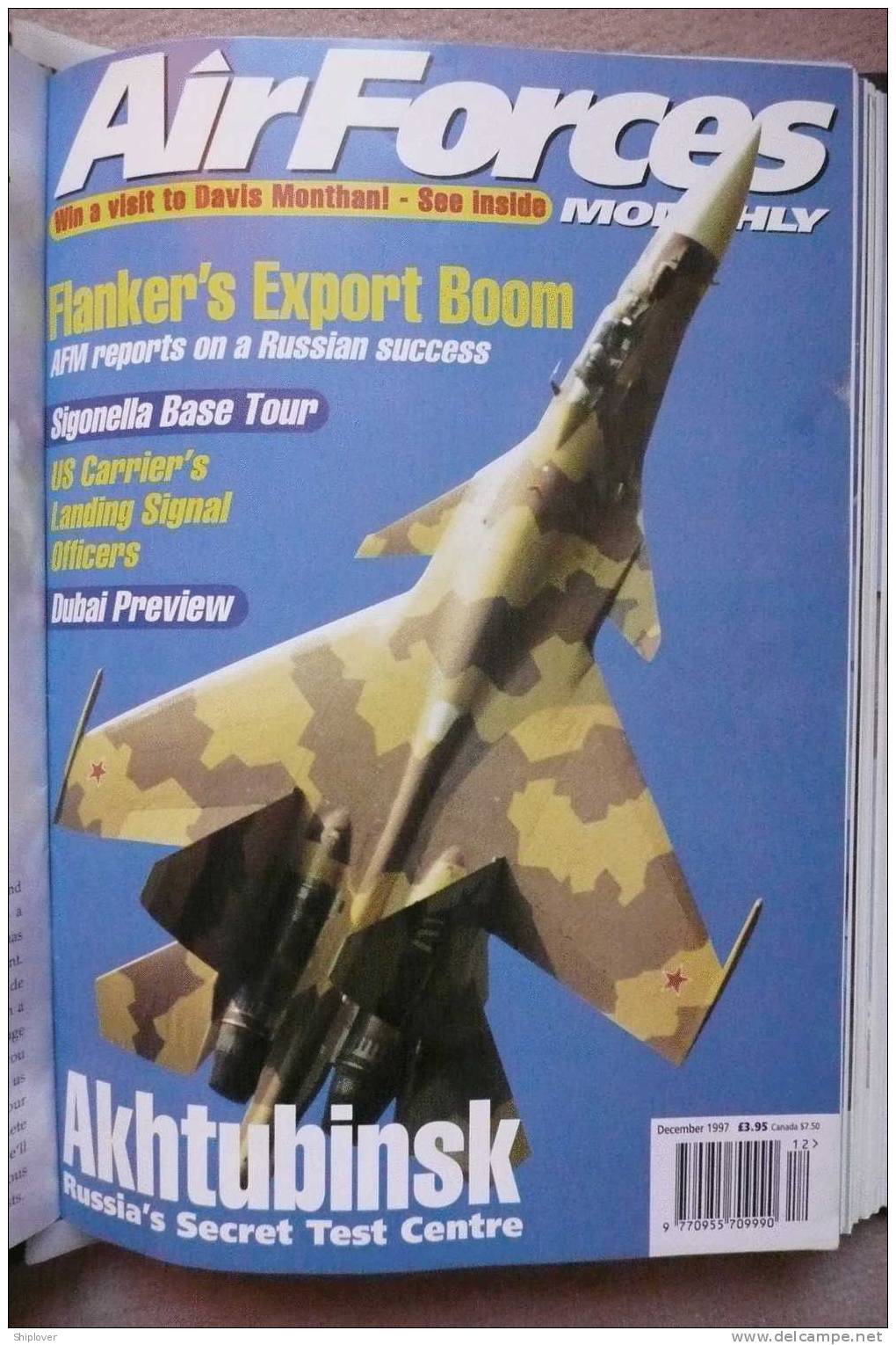 Revue/magazine Aviation/avions AIR FORCE MONTHLY (AFM) DECEMBER 1997 - Armée/ Guerre