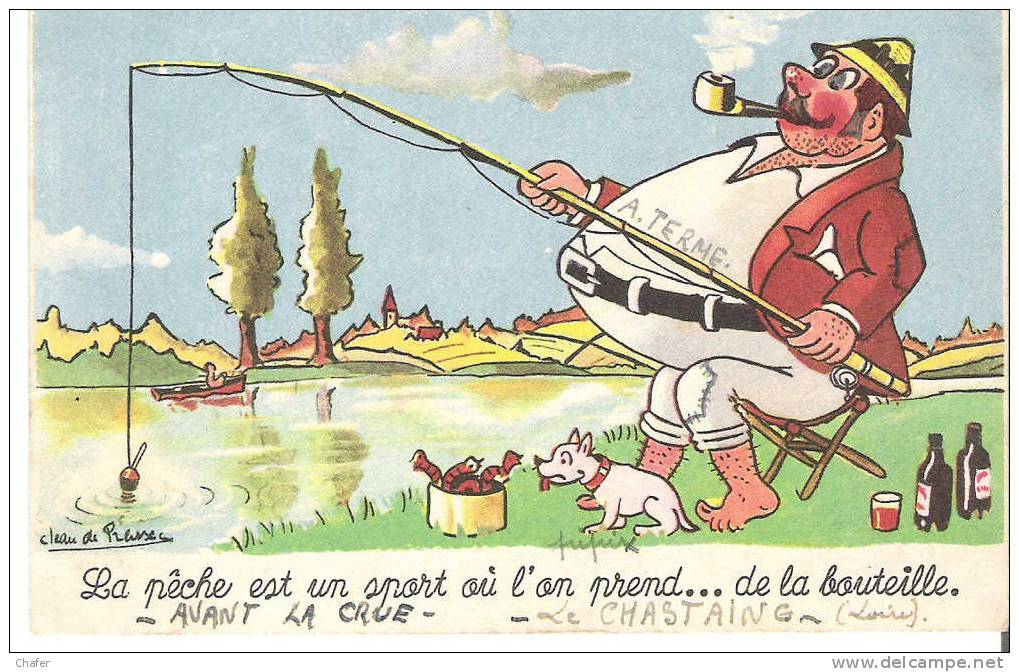 - Cp  -   Série Chasse & Pêche  -   Jean De Preissac - Preissac