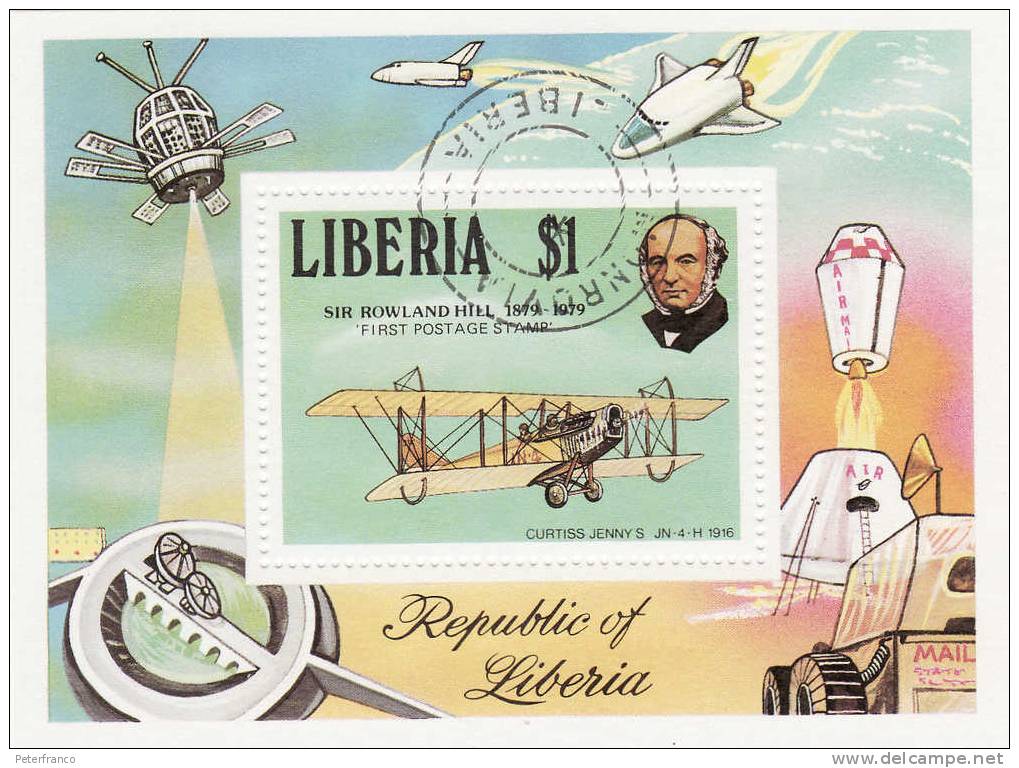 Liberia - Primo Francobollo - Rowland Hill