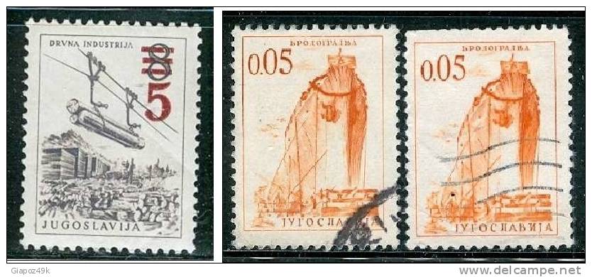 ● JUGOSLAVIA - 1965 Industrie  N.  1029 Nuovo ** + 1055 Usati - Cat. ? €  - Lotto  N. 322 /25 - Neufs