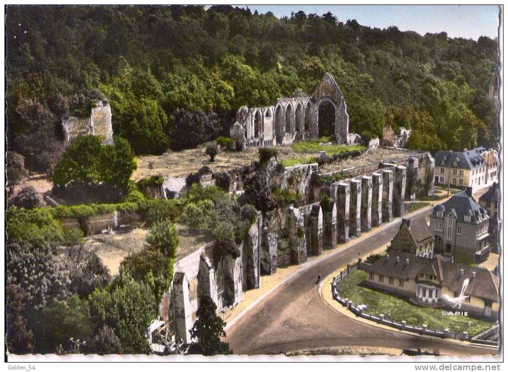 BEAUMONT-LE-ROGER (Eure) Ruines De L'Abbaye (XIIe S.) CPSM Grand Format - Beaumont-le-Roger