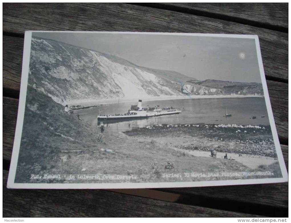 P S Consul  In Lulworth Cove Dorset Steamer Boat Ferry ..Serie X2 Movie Star Photo Bournemouth - Bournemouth (ab 1972)