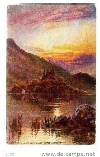 Jolie CP Ancienne Ellens Isle And Ben Aan Loch Katrine - Illustrateur Raphaël Tuck - Oilette 3326 - Tuck, Raphael