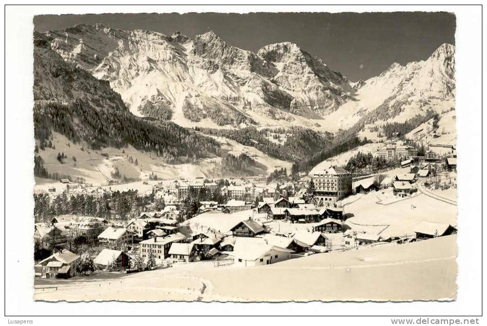 OLD FOREIGN 2881  - SUISSE SWISS SWITZERLAND -  ENGELBERG GEGEN JUCHLIPASS - Engelberg