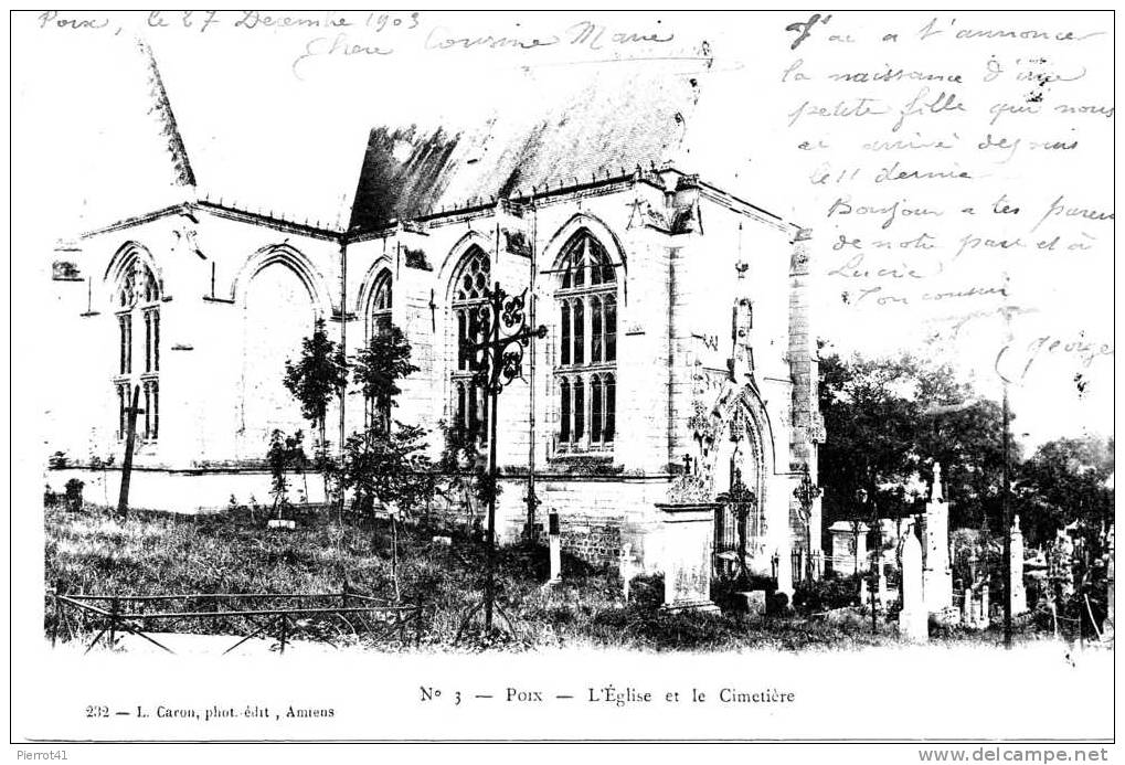 L'Eglise Et Le Cimetière - Poix-de-Picardie