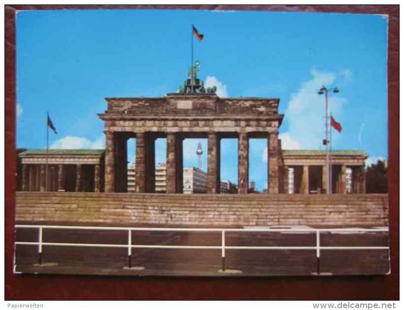 Berlin - Mauer Brandenburger Tor - Brandenburger Tor
