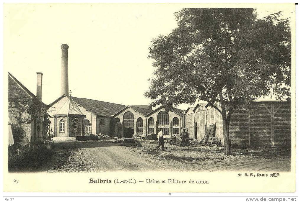 SALBRIS - Usine Et Filature De Coton - Salbris